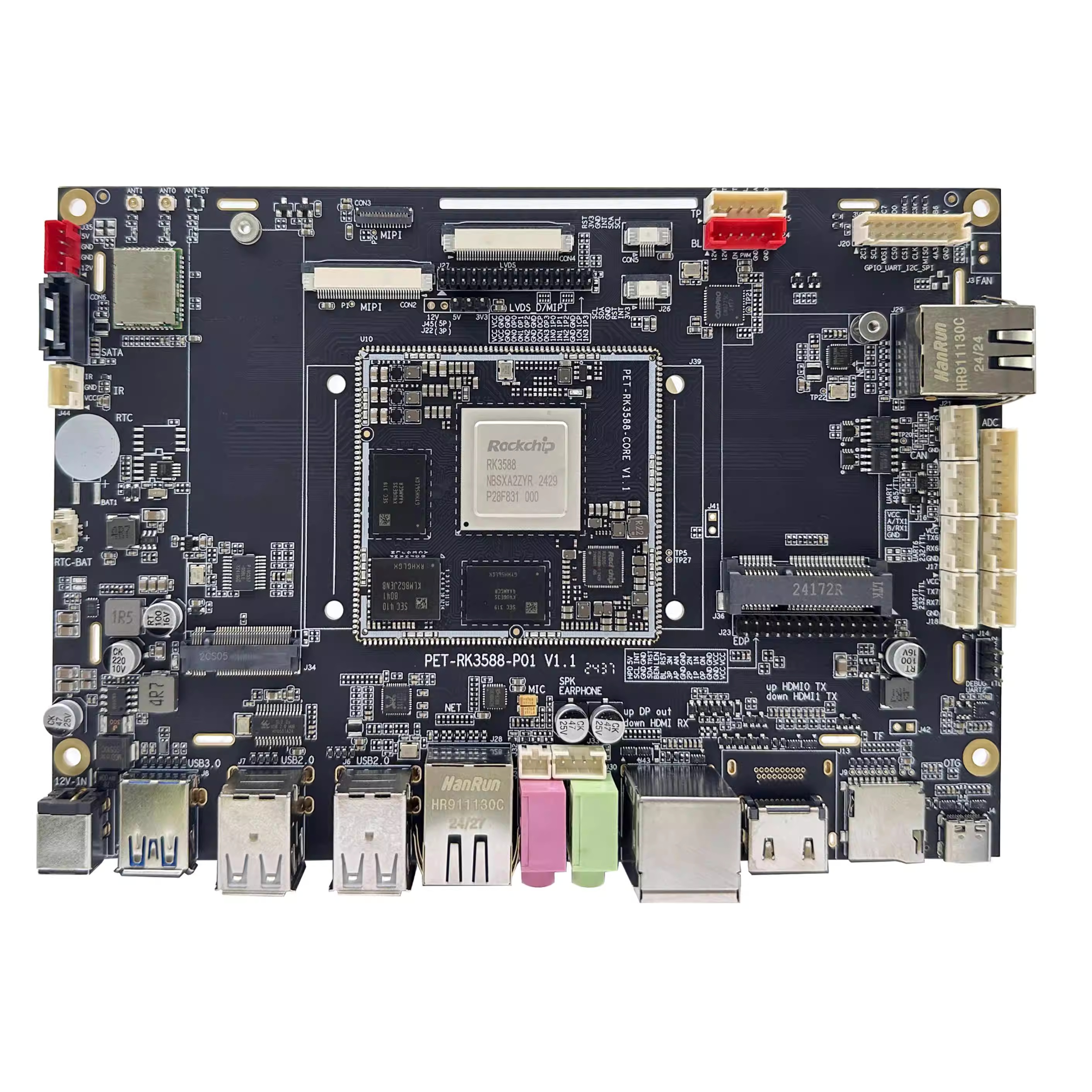 RK3588开发板边缘计算AI安卓android/Debian/Ubuntu